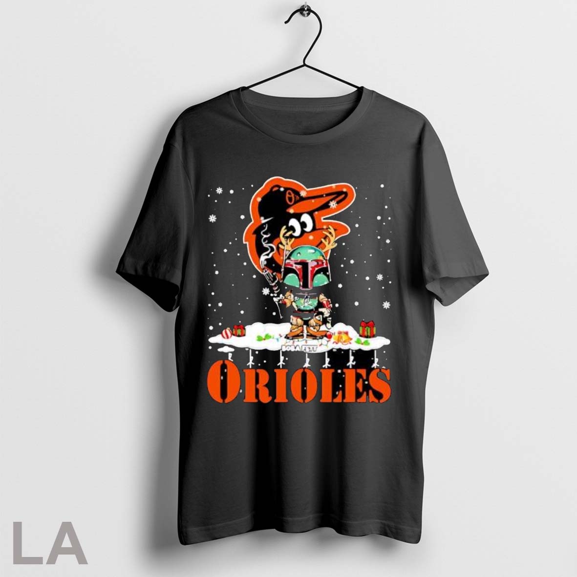 Original Baltimore Orioles Boba Fett Star Wars Christmas Shirt