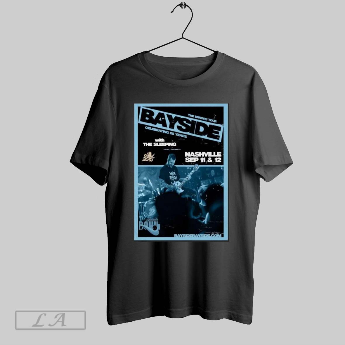 Original Bayside With The Sleeping Nashville Tn Sep 11 12 2025 Shirt