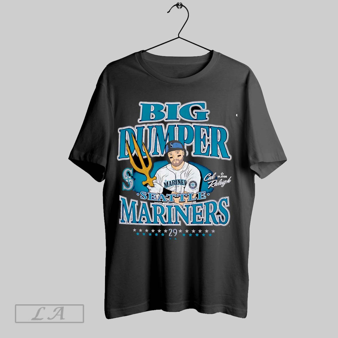 Original Big Dumper Cal Raleigh Seattle Mariners Mlb Signature Shirt