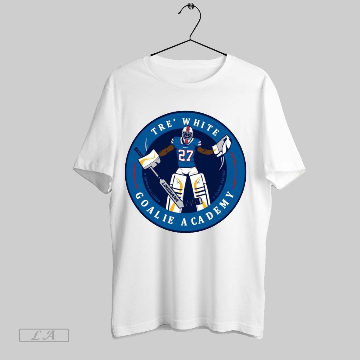 Original Bills Tre White Goalie Academy Shirt