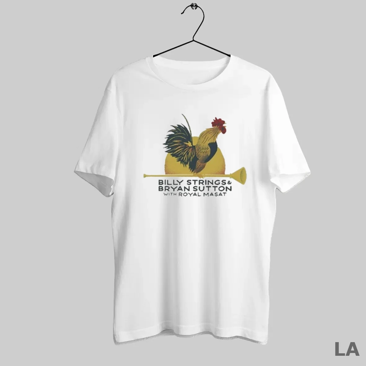 Original Billy Strings And Bryan Sutton With Royal Masat Rooster With Dates Sept 25 S T Shirt Shirt