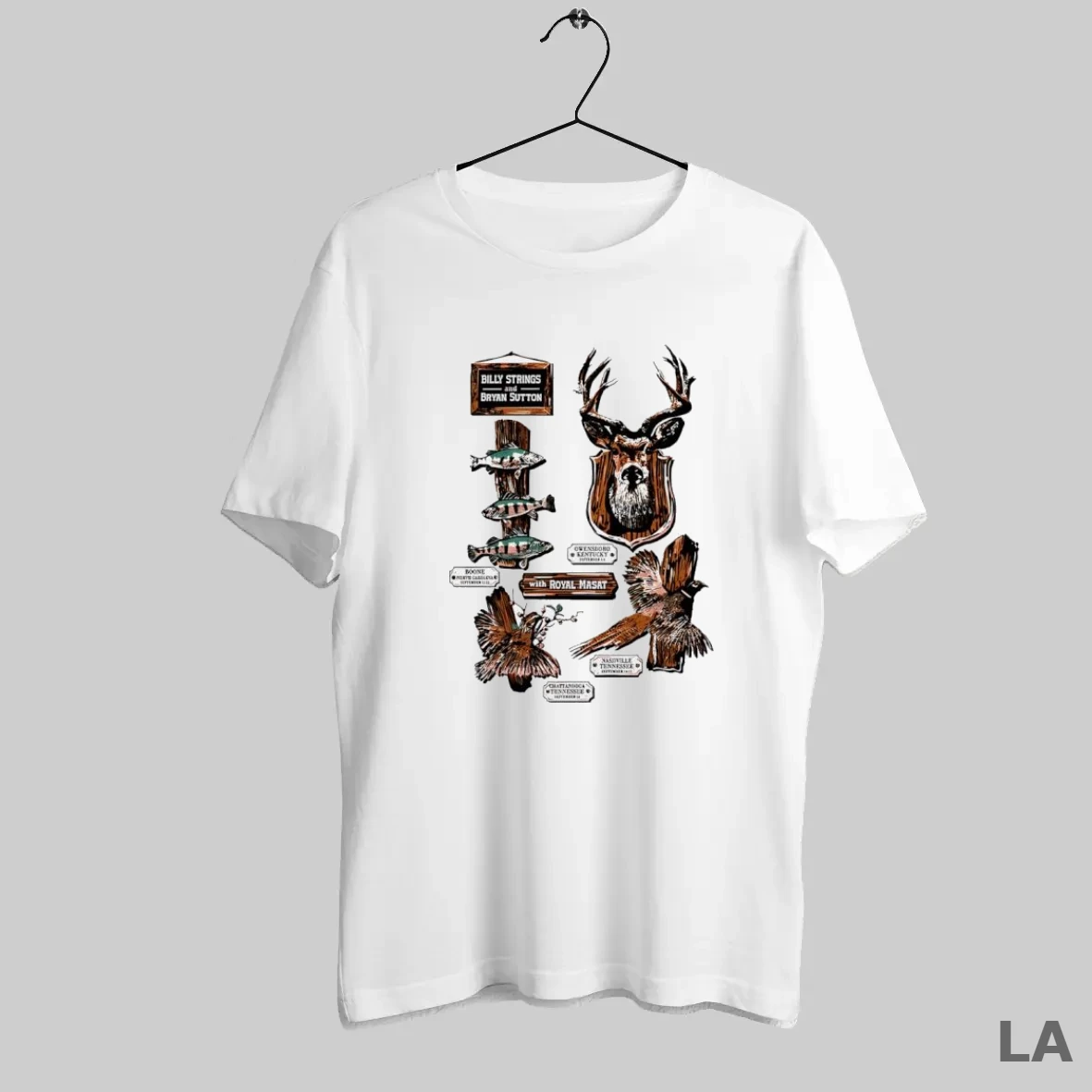 Original Billy Strings And Bryan Sutton With Royal Masat Taxidermy T Shirt Shirt