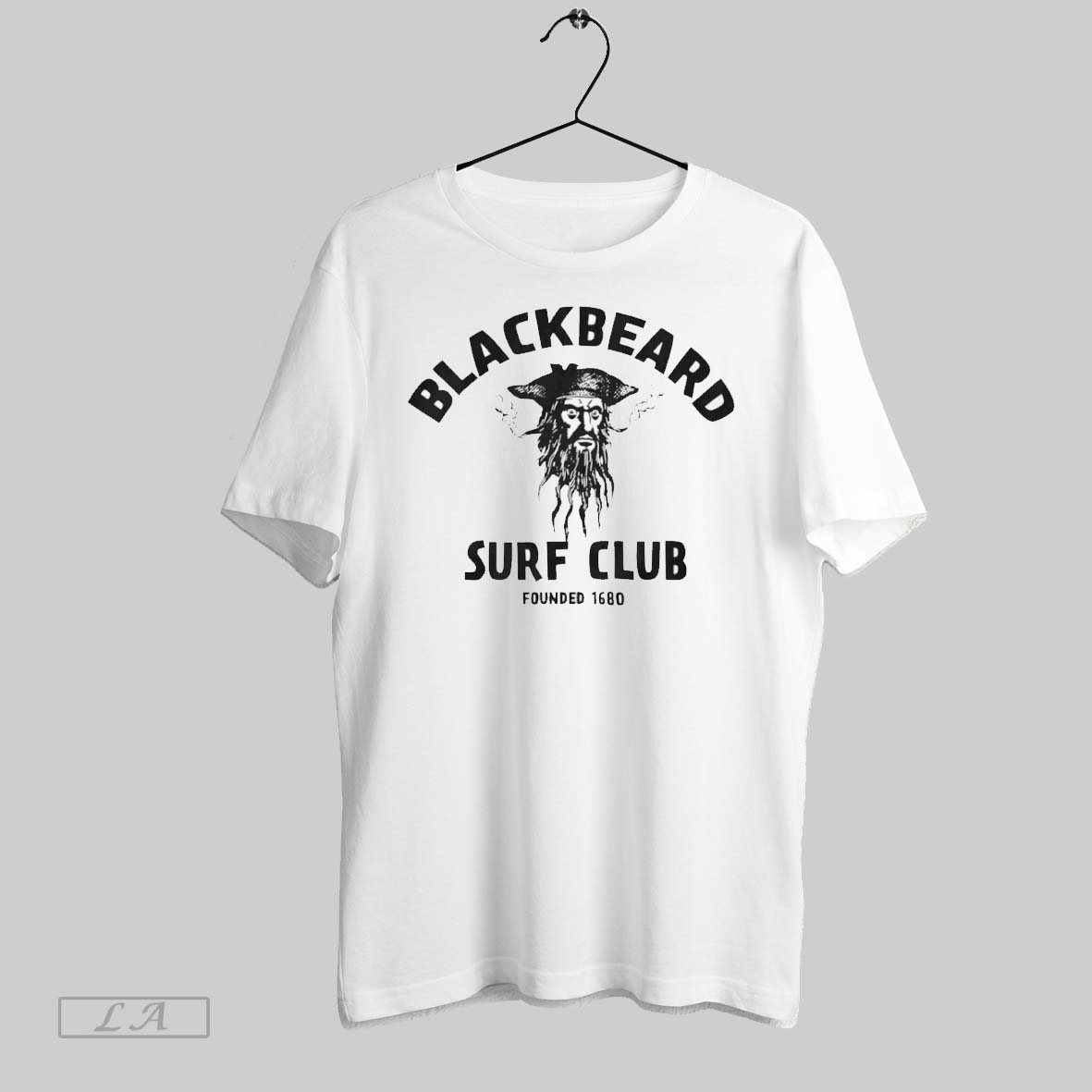 Original Blackbeard Surf Club Founded 1680 T Shirt