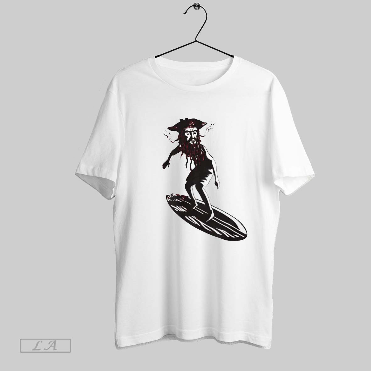 Original Blackbeard Surfer Dude T Shirt