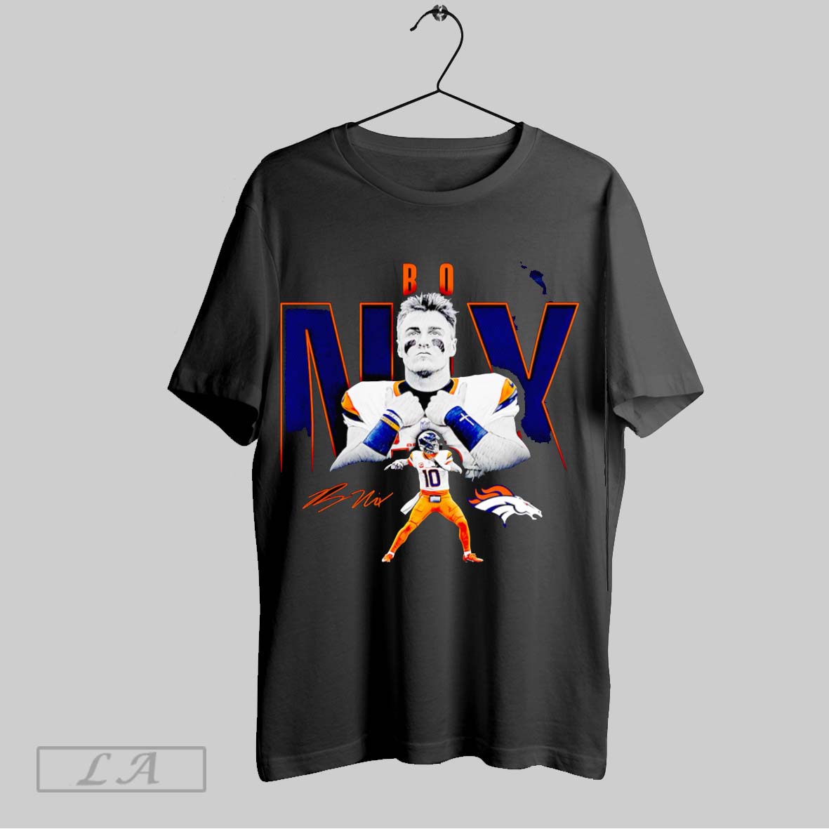 Original Bo Nix Denver Broncos Humble Shadow Player Graphic Shirt