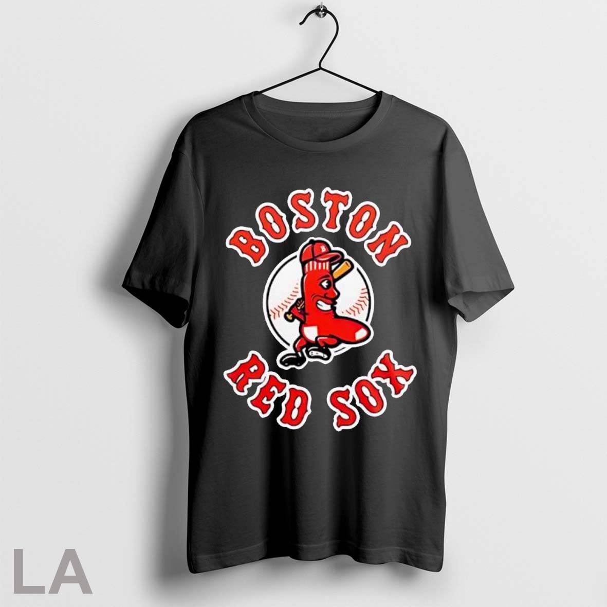 Original Boston Red Sox Baseball Funny Mascot Sock With Bat Shirt