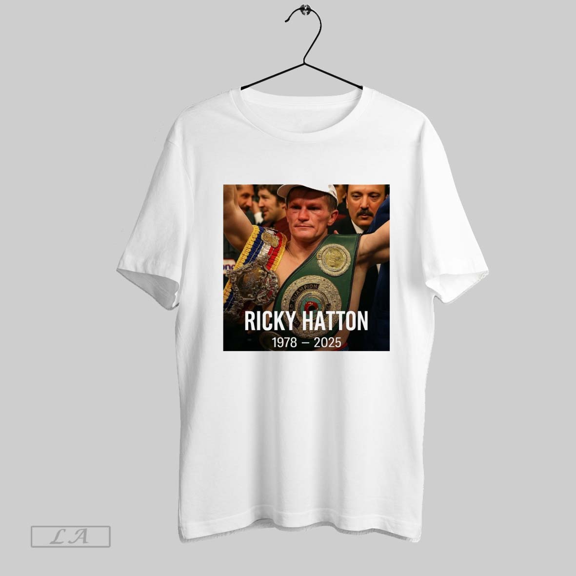 Original Boxing King Media Are Heartbroken To Share The News That Ricky Hatton The Hitman 1978 2025 Poster Shirt
