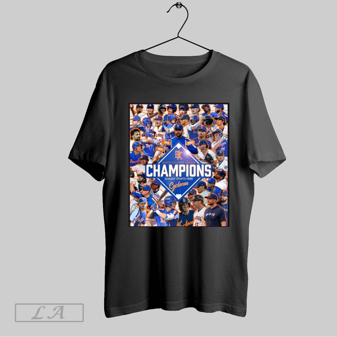 Original Brooklyn Cyclones South Atlantic League Champions Amazin Starts Here Shirt