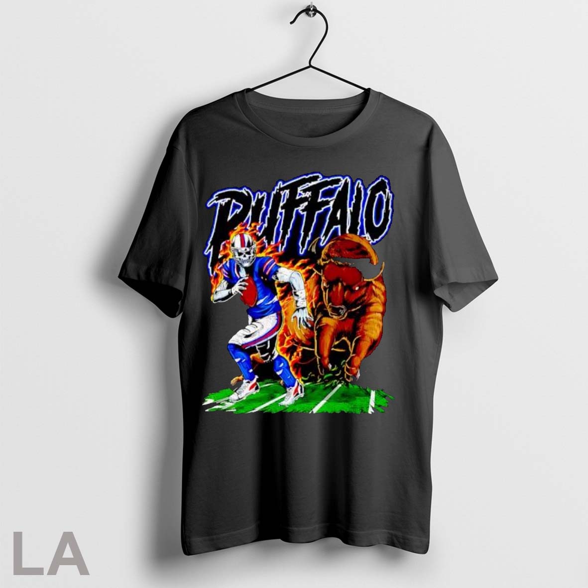 Original Buffalo Bills Skeleton Football Player And Buffalo Shirt