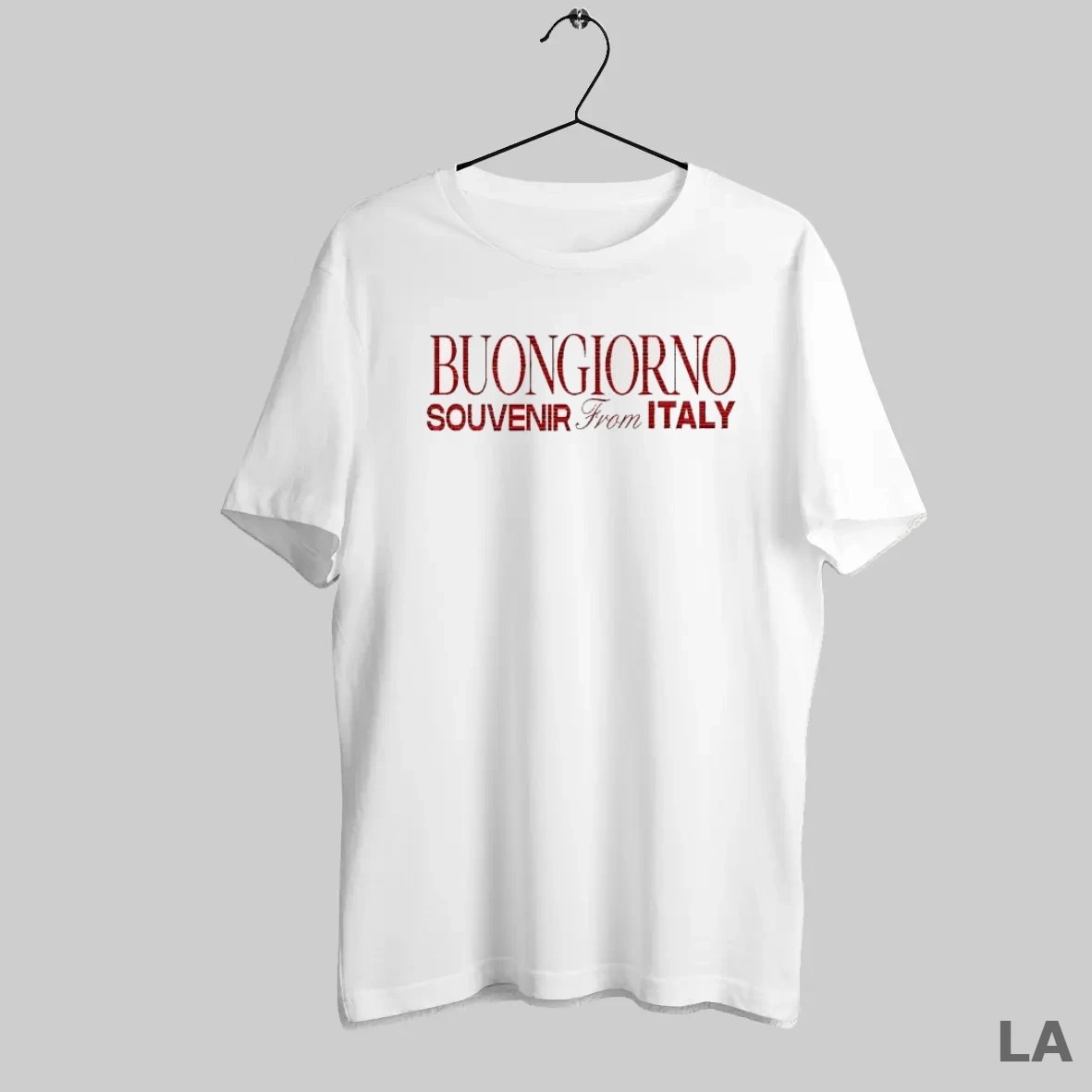Original Buongiorno Souvenir From Italy T Shirt