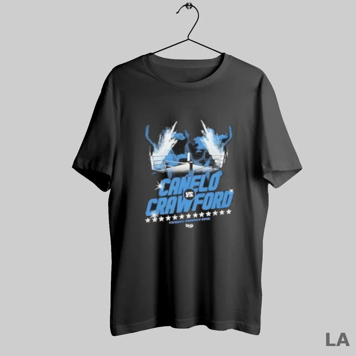 Original Canelo Vs Crawford Once In A Lifetime Event 2 Sided T Shirt