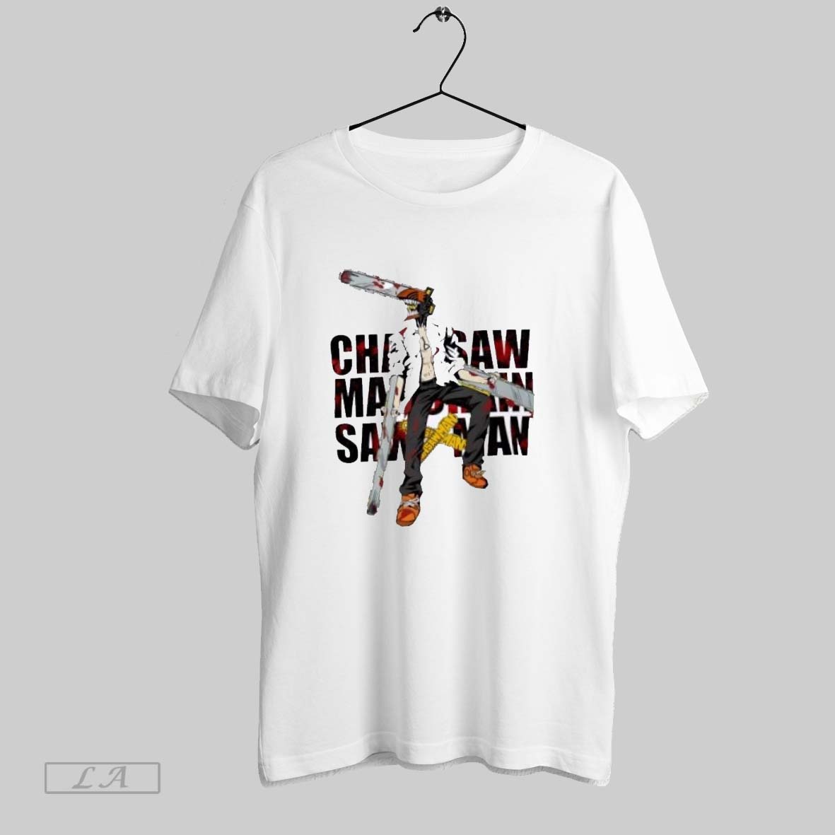 Original Chainsaw Man Anime Fan Graphic Shirt