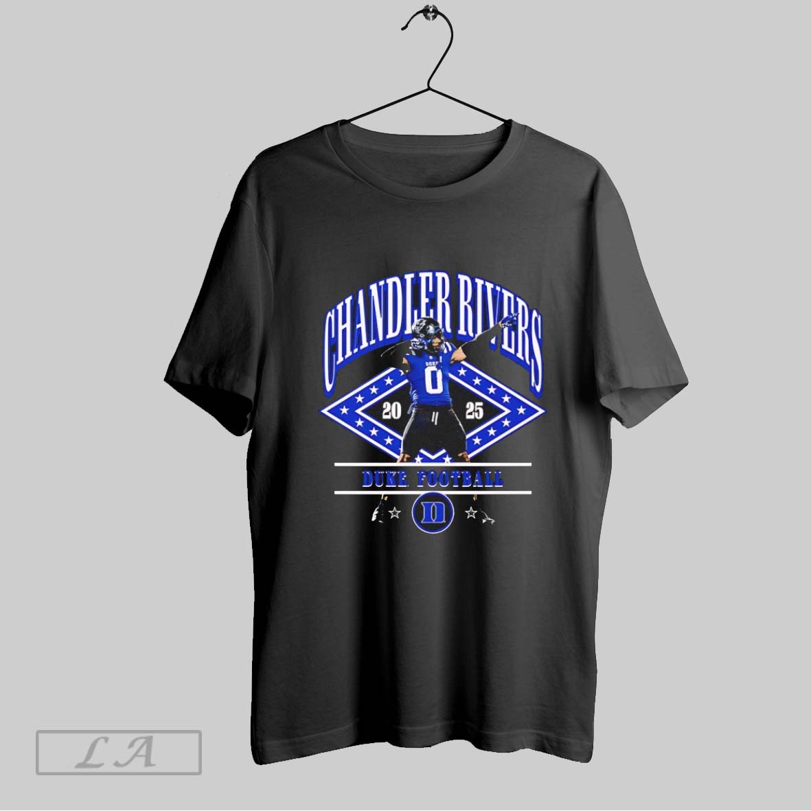 Original Chandler Rivers Duke Blue Devils Football Player Vintage Shirt