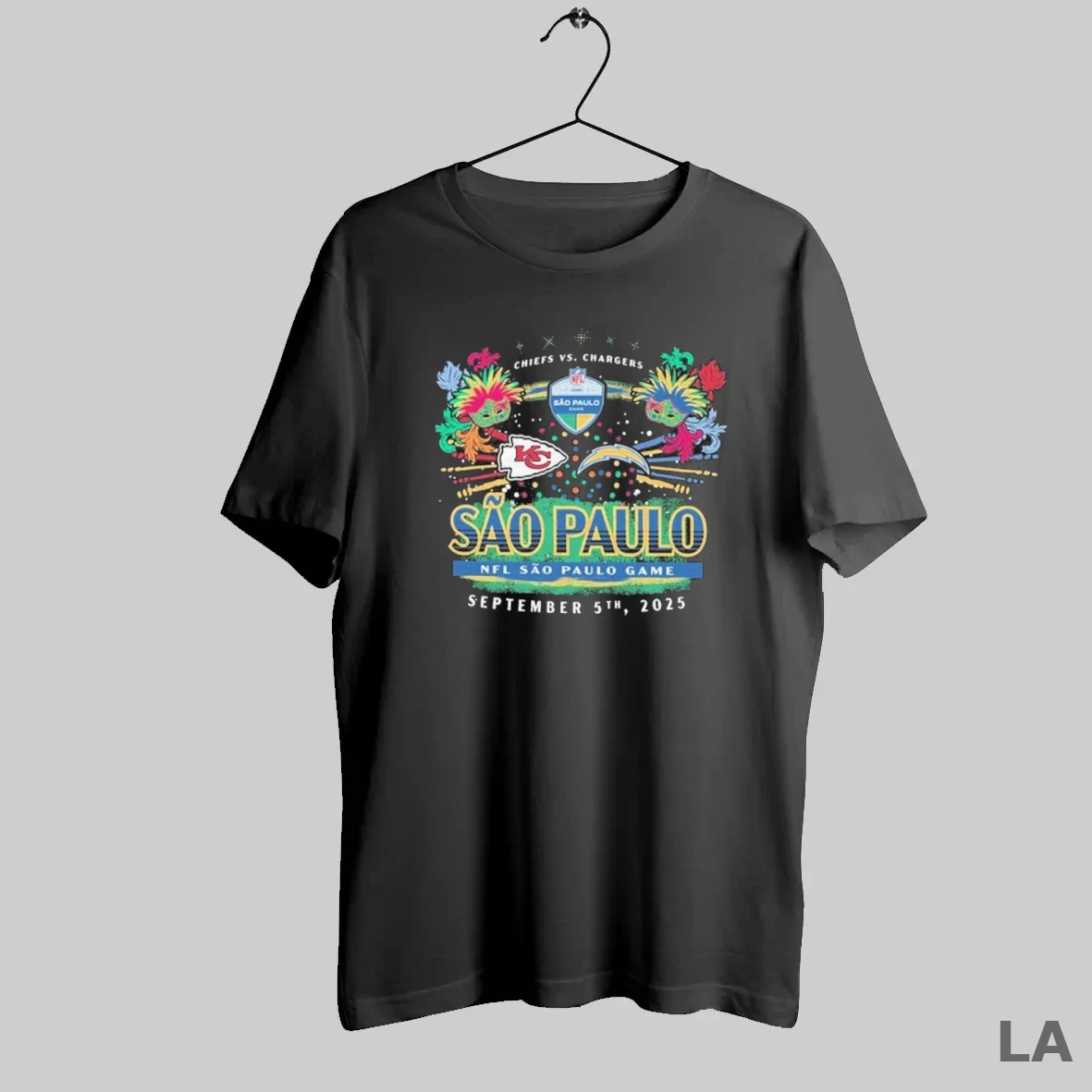 Original Chargers Vs Chiefs Nfl Sao Paulo Game 2025 September 5th T Shirt Shirt