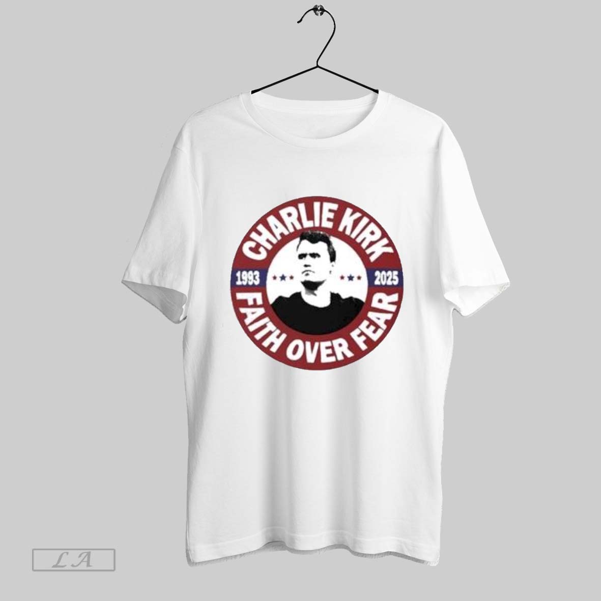 Original Charlie Kirk Faith Over Fear 1993 2025 Shirt