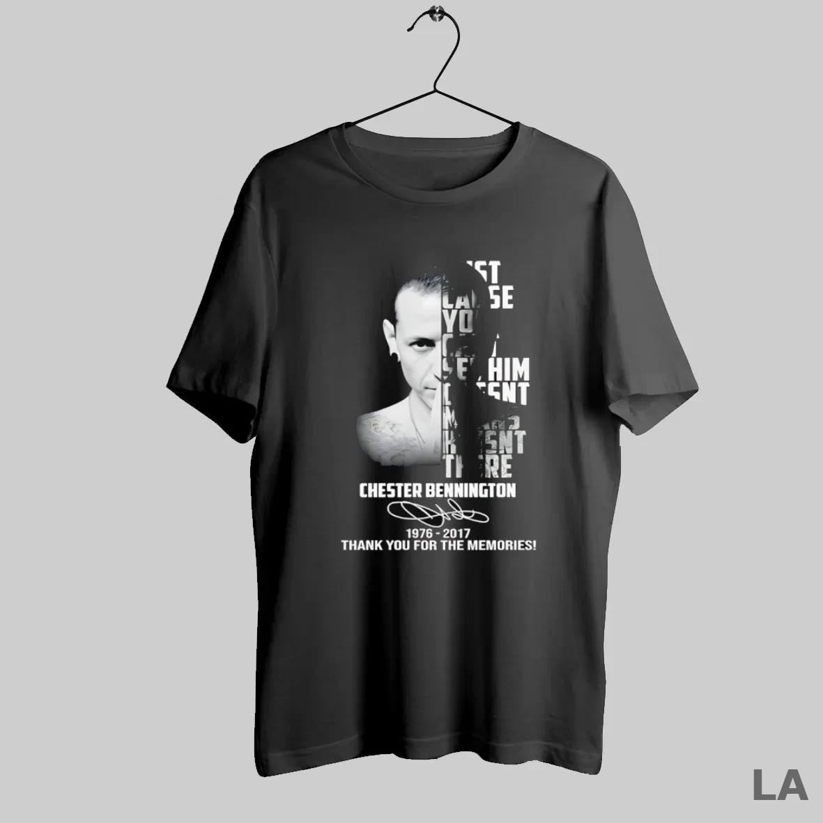 Original Chester Bennington 1967 2017 Thank You For The Memories Signature T Shirt Shirt