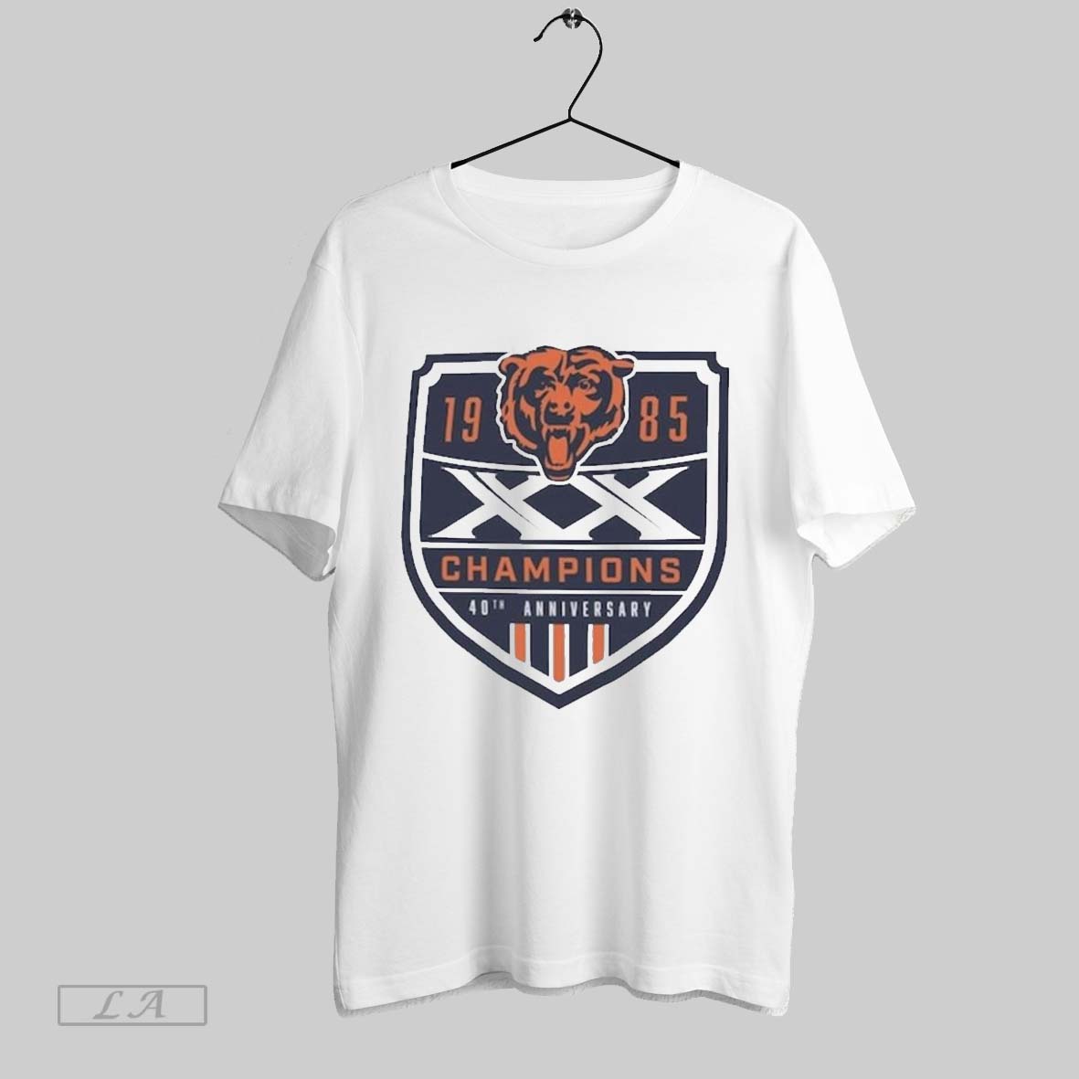 Original Chicago Bears 40th Anniversary 1985 Super Bowl Xx Champions Shirt