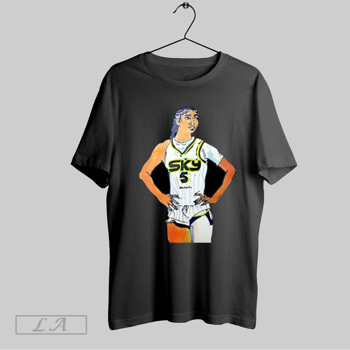 Original Chicago Sky Welcome Basketball Player Hand Drawn Shirt