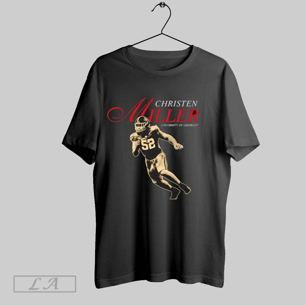 Original Christen Miller University Of Georgia Bulldogs Player Vintage Shirt