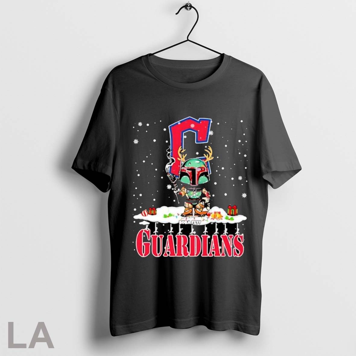 Original Cleveland Guardians Boba Fett Star Wars Christmas Shirt