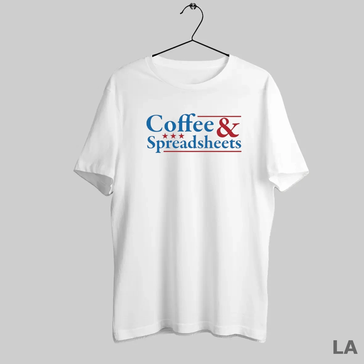 Original Coffee And Spreadsheets Logo T Shirt Shirt