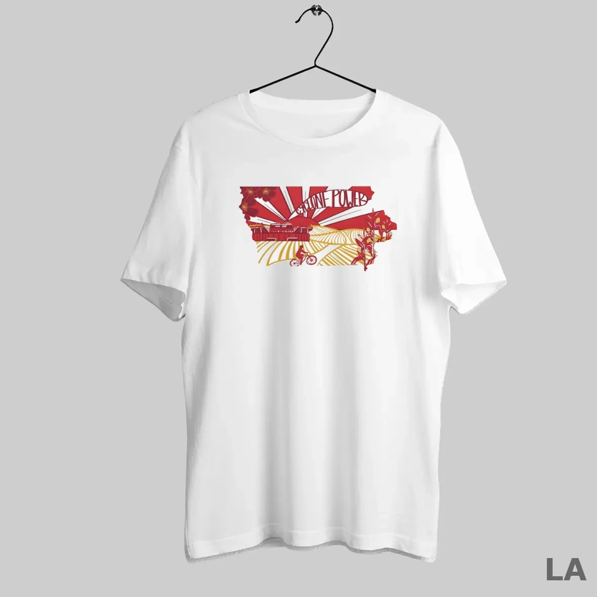 Original Cyclones Power Iowa Outline T Shirt Shirt