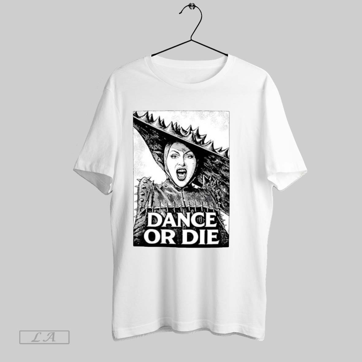 Original Dance Or Die Spiked Hat Spiked Shoulder Pad Lady Gaga Style Shirt