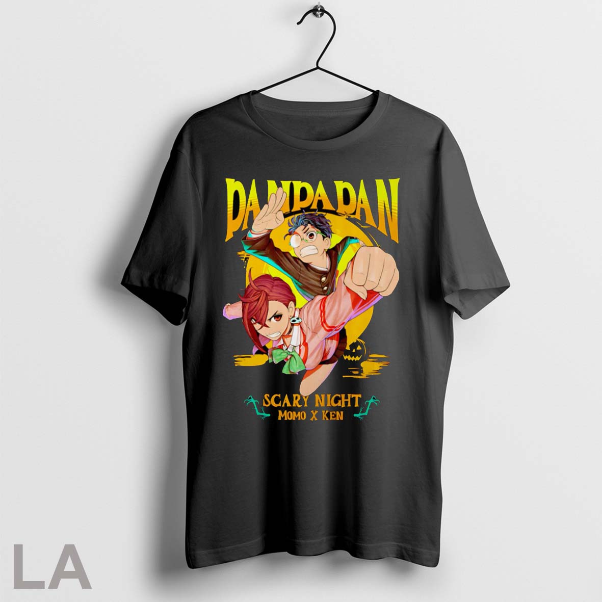 Original Dandadan Momo Ayase X Ken Takakura Scary Night Shirt