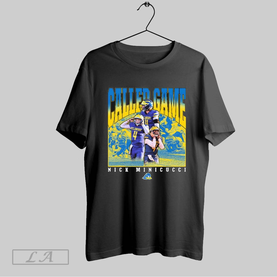 Original Delaware Blue Hens Ncaa Football Nicholas Minicucci Called Game Painting Shirt