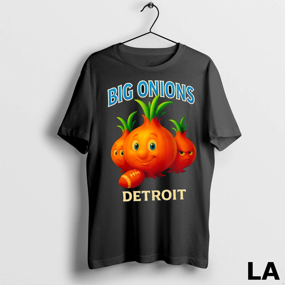 Original Detroit Big Onions Funny Football Shirt