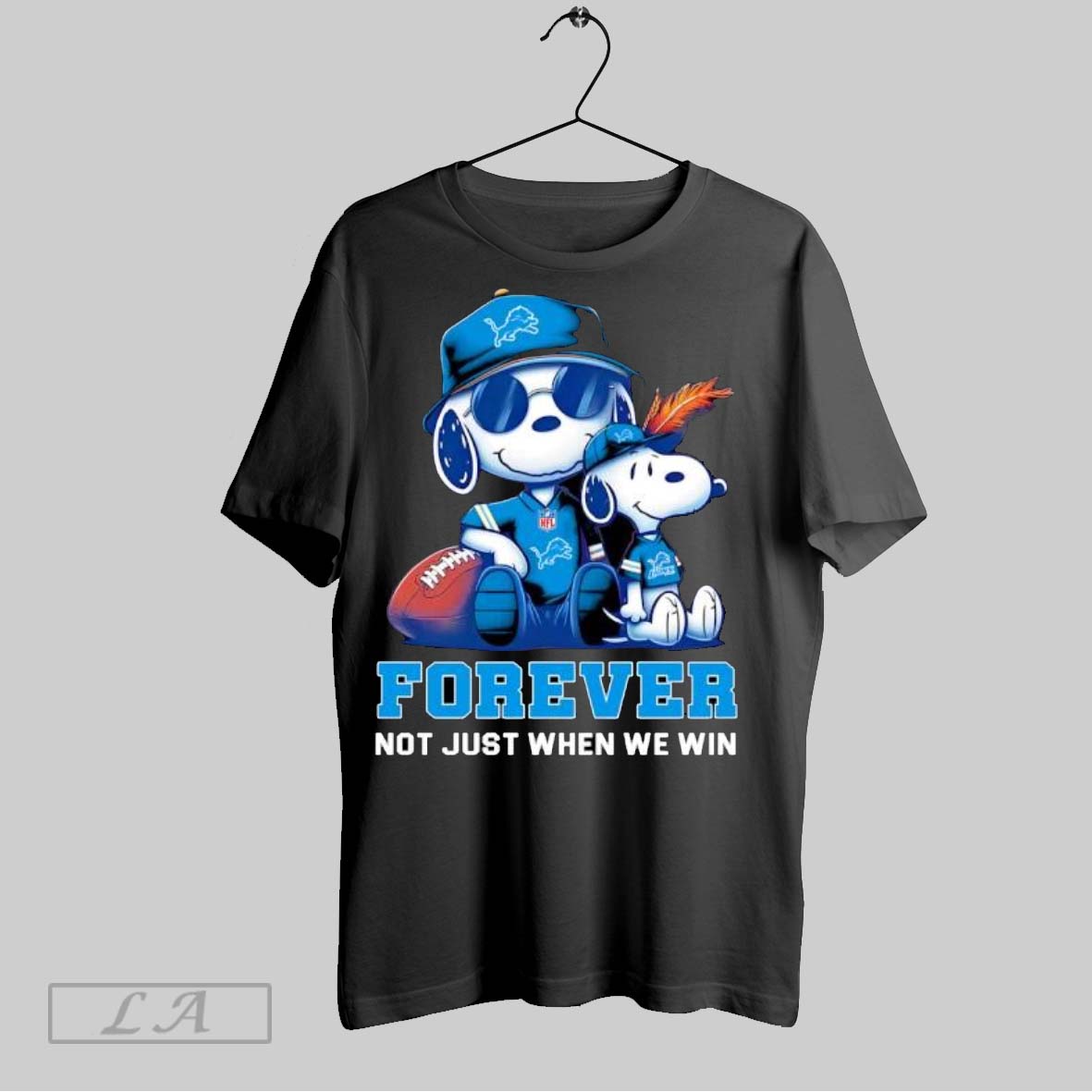 Original Detroit Lions Peanuts Snoopy Forever Shirt