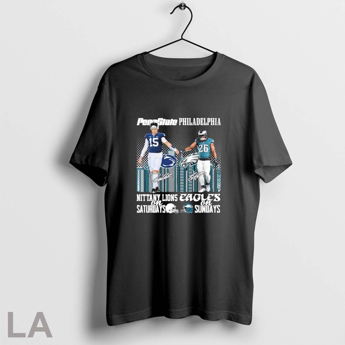 Original Drew Allar Penn State On Saturdays And Saquon Barkley Eagles On Sundays Shirt