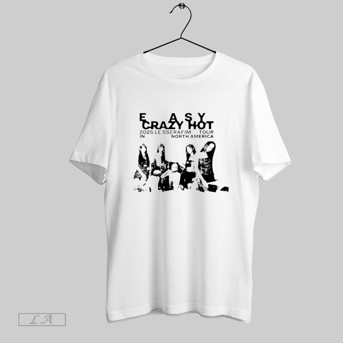 Original Easy Crazy Hot 2025 Le Sserafim Tour In North America Shirt