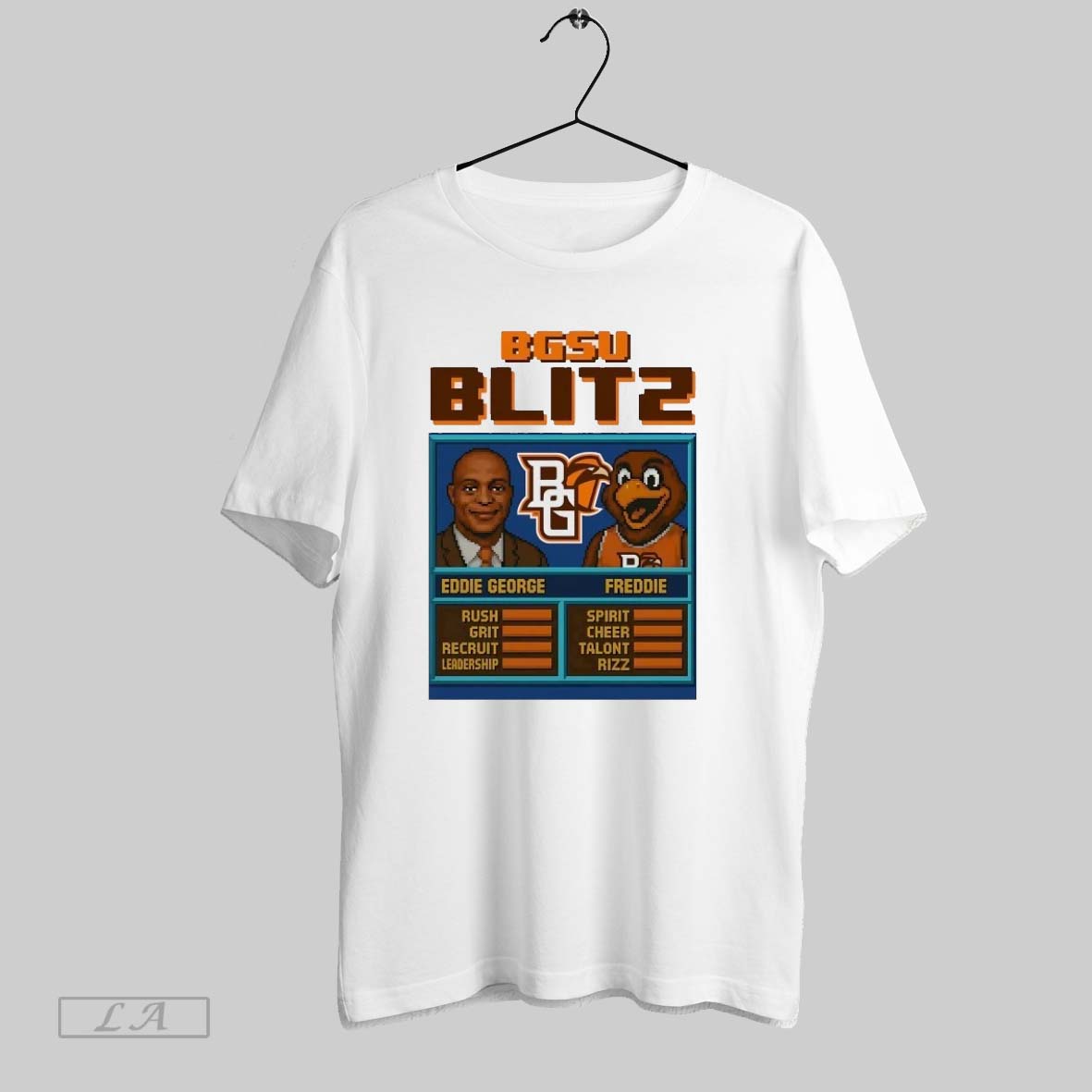 Original Eddie George And Freddie Bgsu Blitz Bowling Green Falcons Shirt