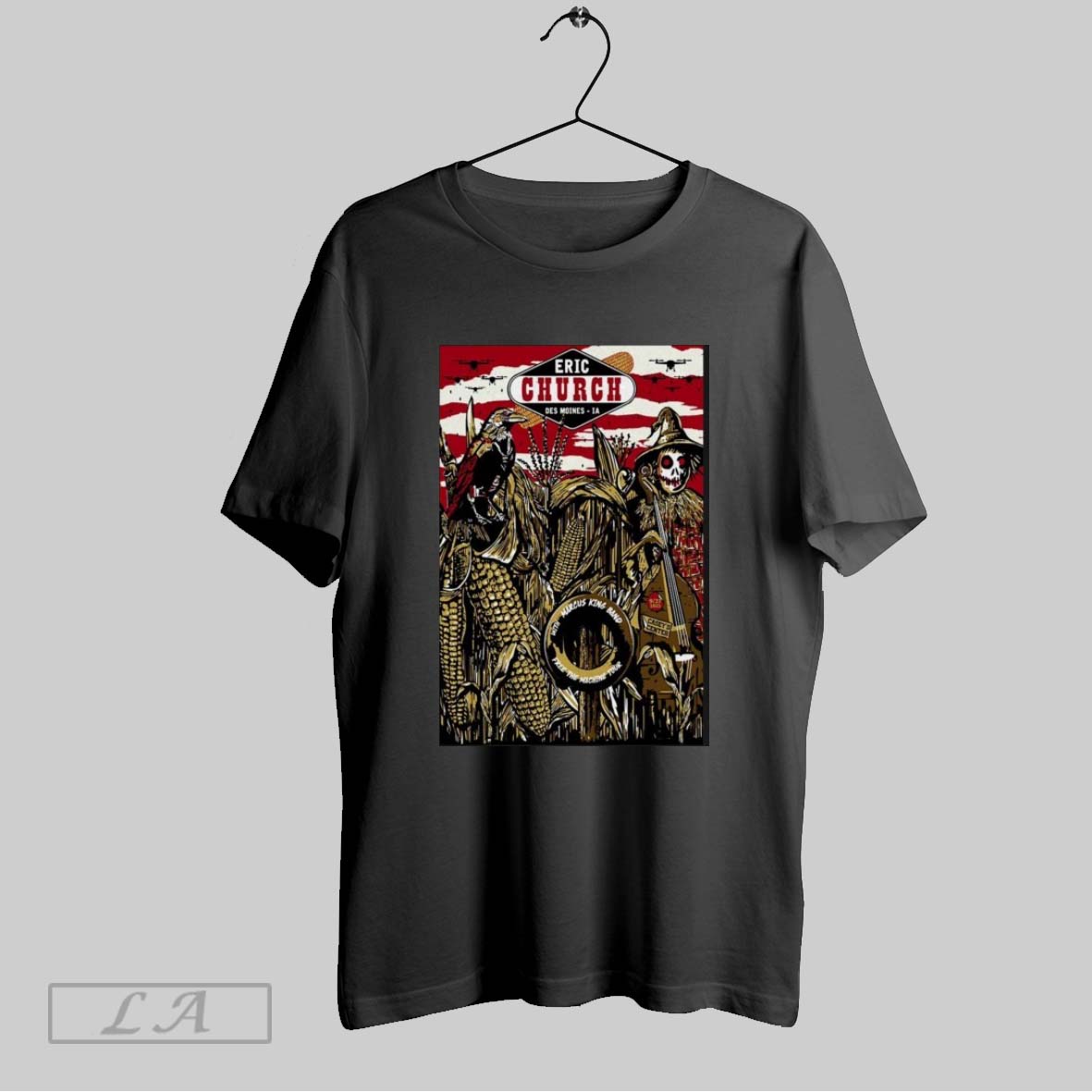 Original Eric Church Sep 27 2025 Caseys Center Des Moines Ia Shirt