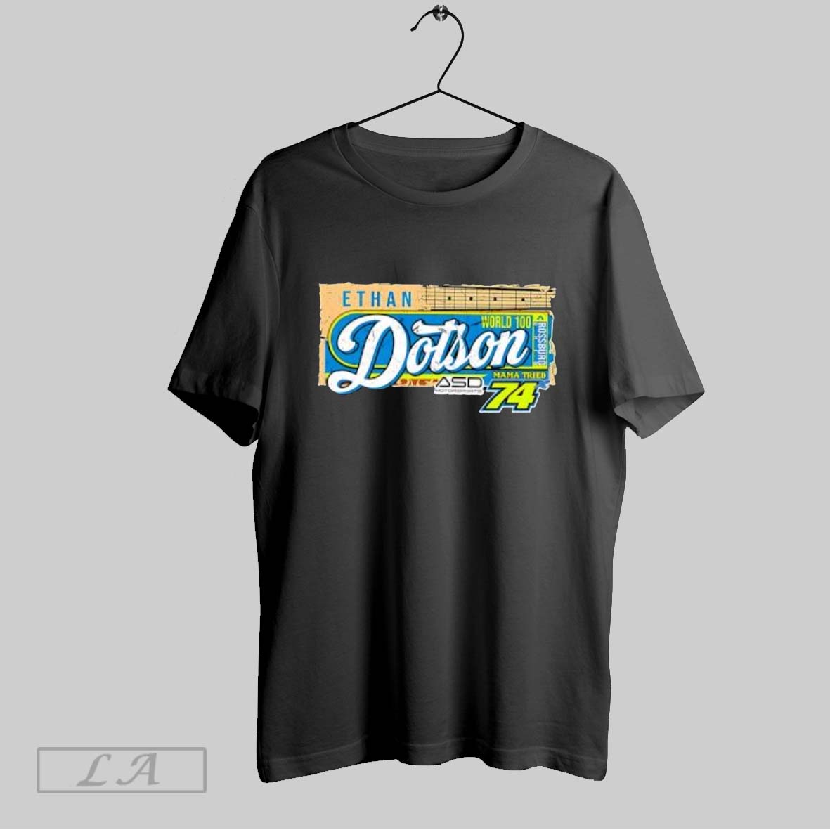 Original Ethan Dodson World 100 Rossburg Mama Tried Asd Motorsports 74 Shirt