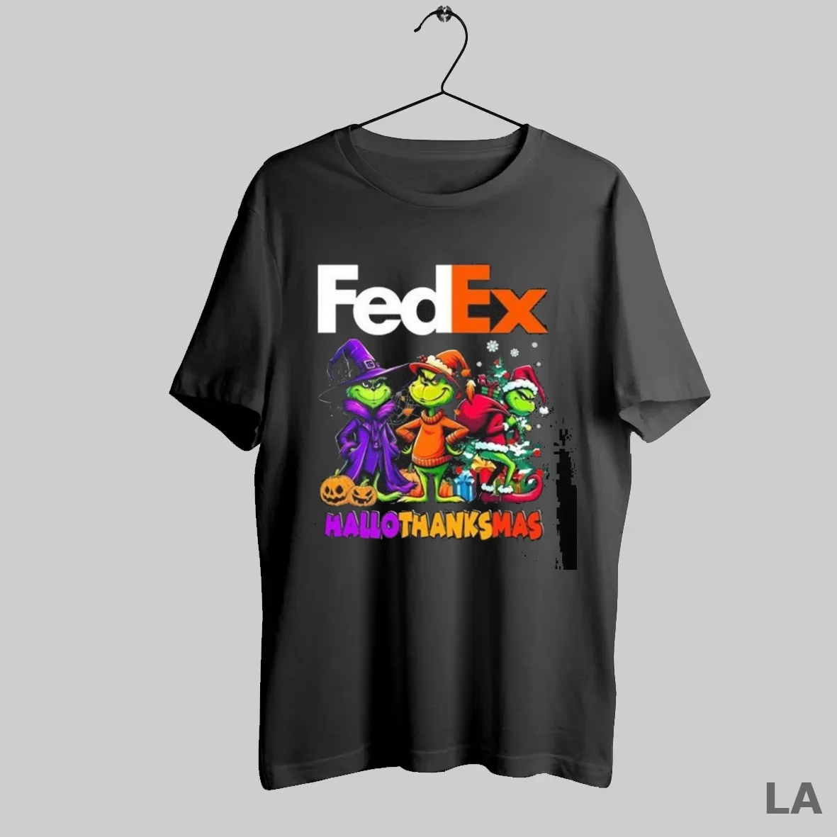 Original Fedex The Grinch Hallothanksmas 2025 T Shirt