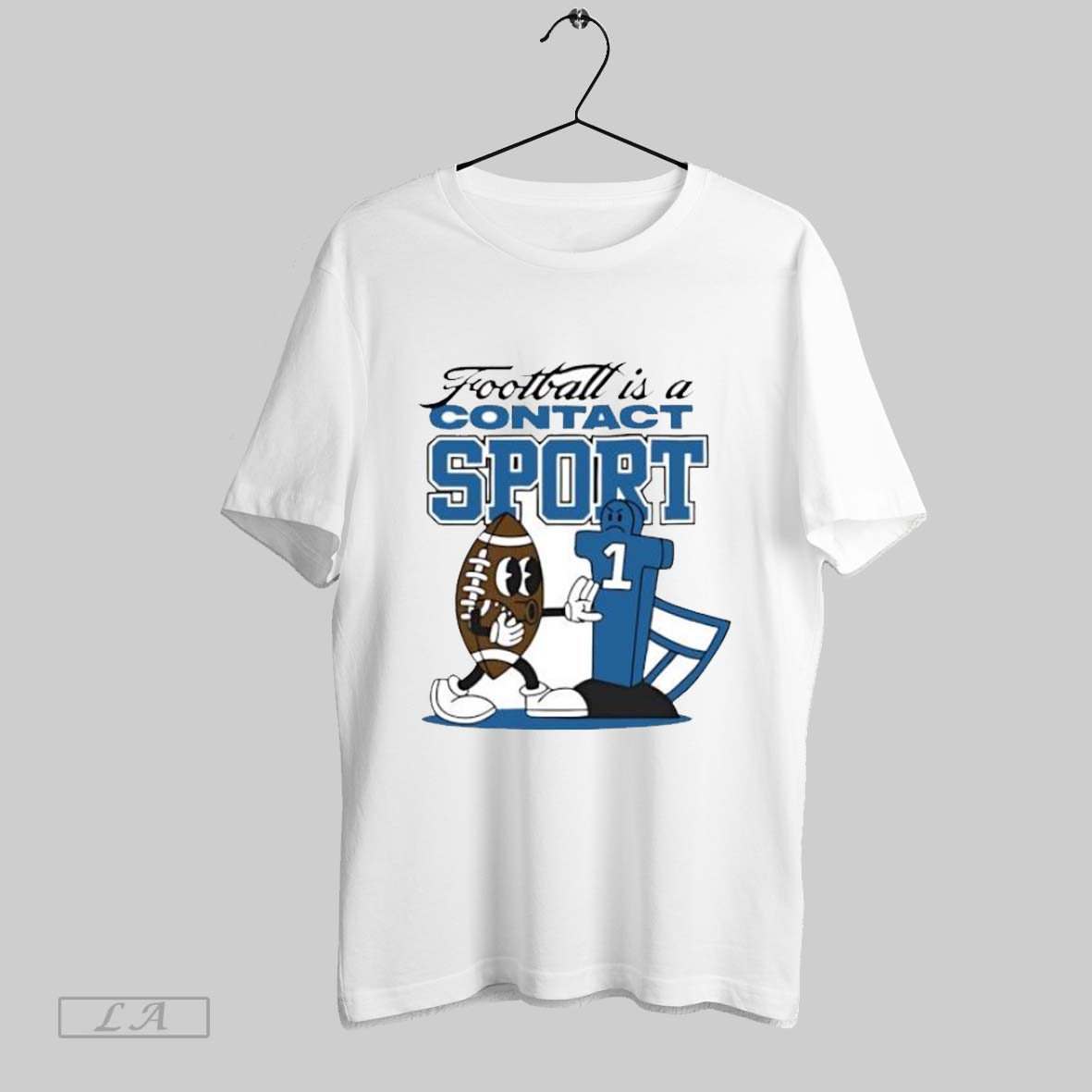 Original Football Is A Contact Sport Graphic Shirt