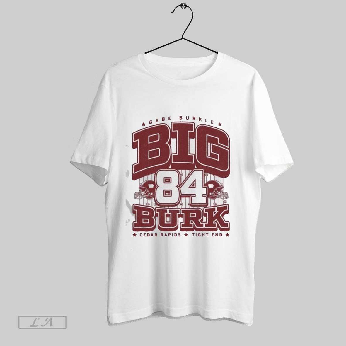 Original Gabe Burkle Big Burk Cedar Rapids Tight End Shirt
