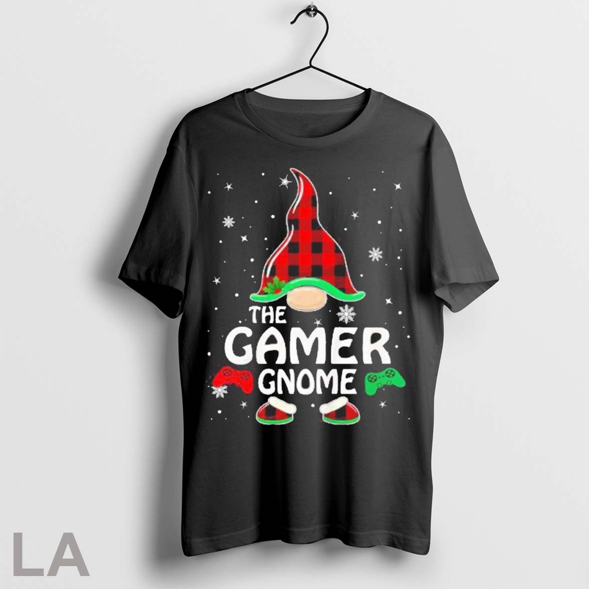 Original Gamer Gnome Buffalo Plaid Matching Family Christmas Pajama 2025 Shirt