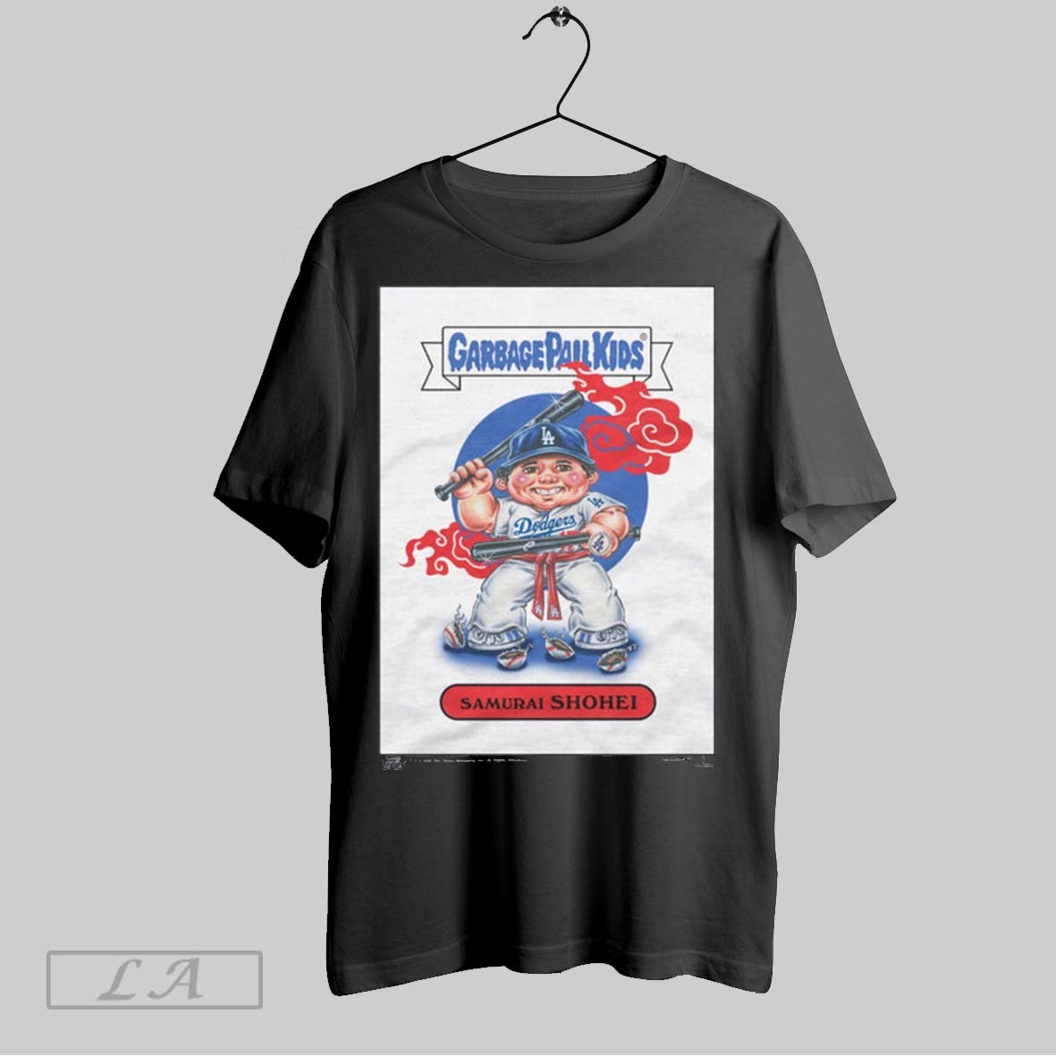 Original Garbage Pail Kids X Los Angeles Dodgers Mlb Samurai Shohei 2025 Shirt