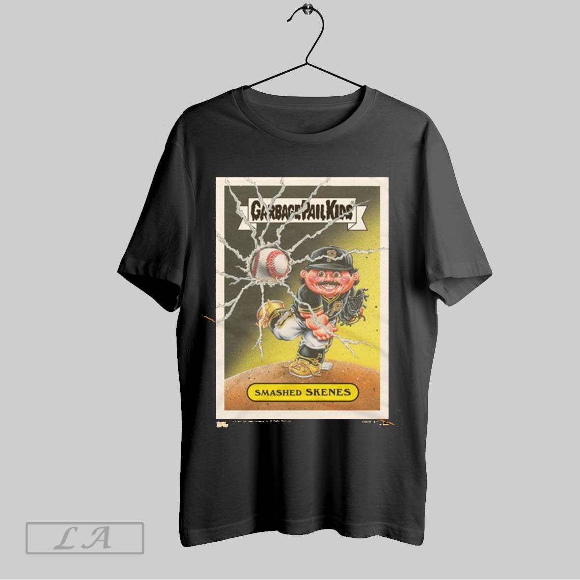 Original Garbage Pail Kids X Pittsburgh Pirates Mlb Smashed Skenes 2025 Shirt