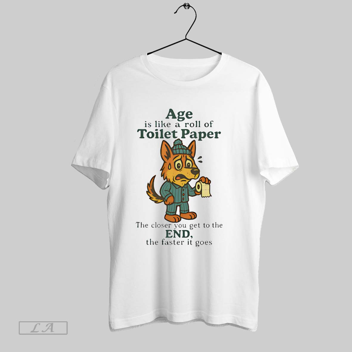 Original German Shepherd Age Is Like A Roll Of Toilet Paper Shirt
