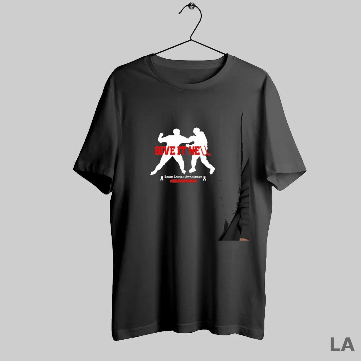 Original Give It Hell Brain Cancer Awareness T Shirt