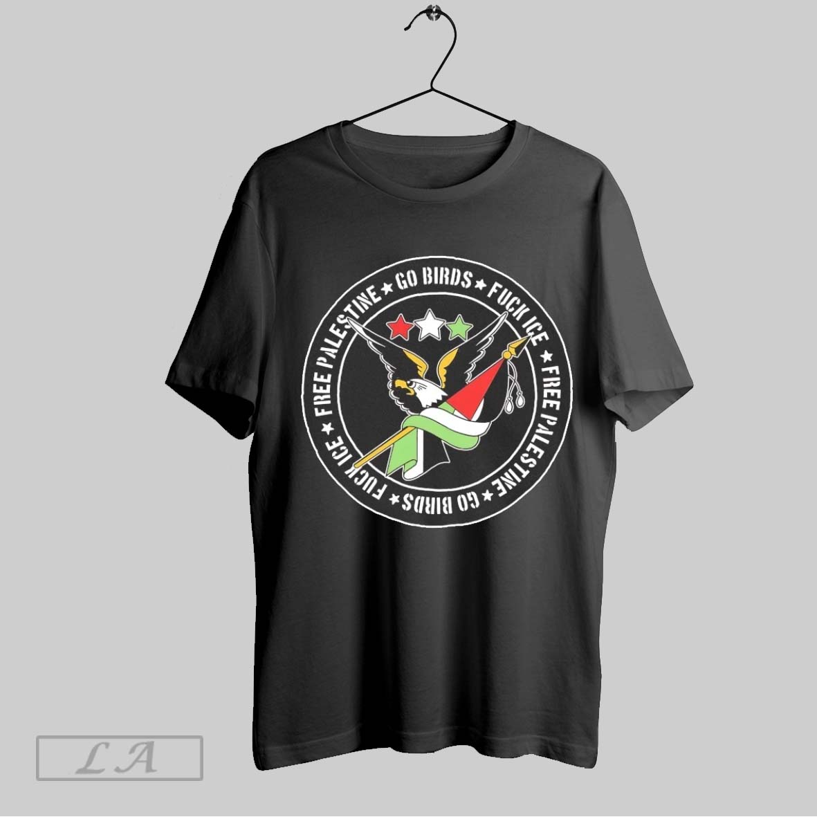 Original Go Birds Free Palestine Fuck Ice Shirt