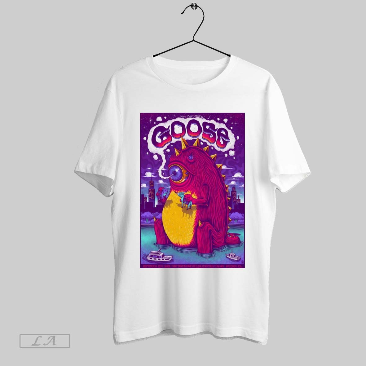 Original Goose Huntington Bank Pavilion At Northerly Island In Chicago Il September 20 2025 Shirt