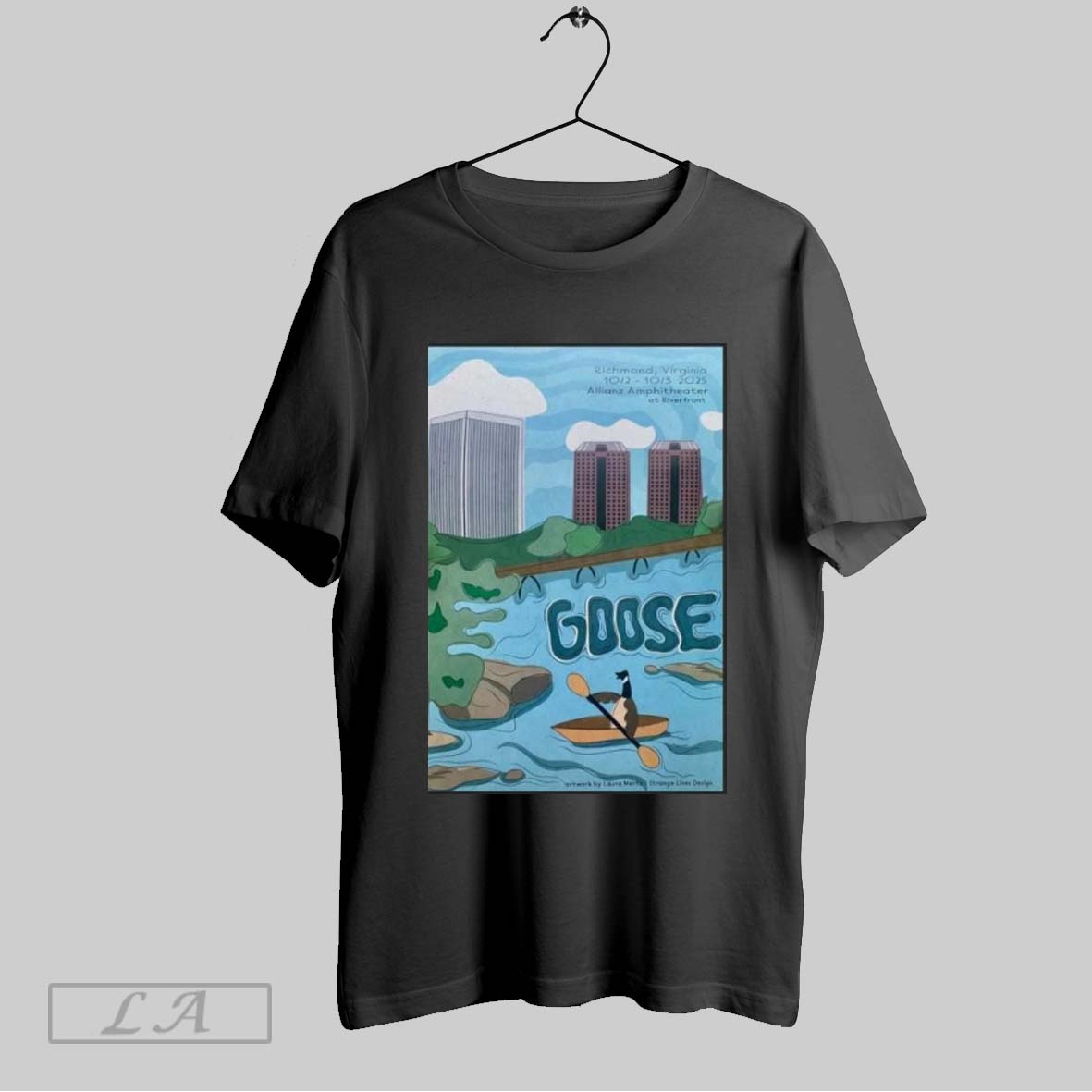 Original Goose Oct 2 3 2025 Poster Allianz Amphitheater Shirt