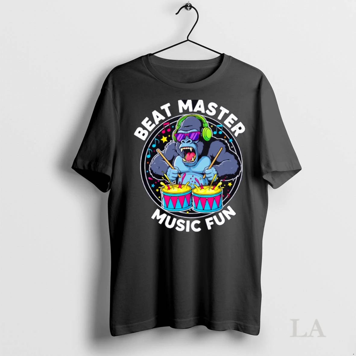Original Gorilla Drummer Beat Master Music Fun Shirt