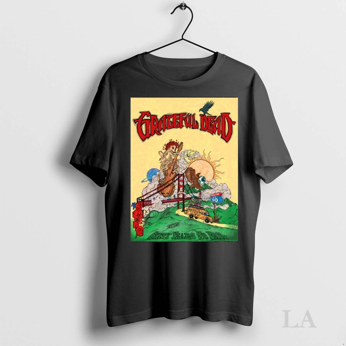 Original Grateful Dead 60 Years So Far Foil 2025 Long Sleve Shirt