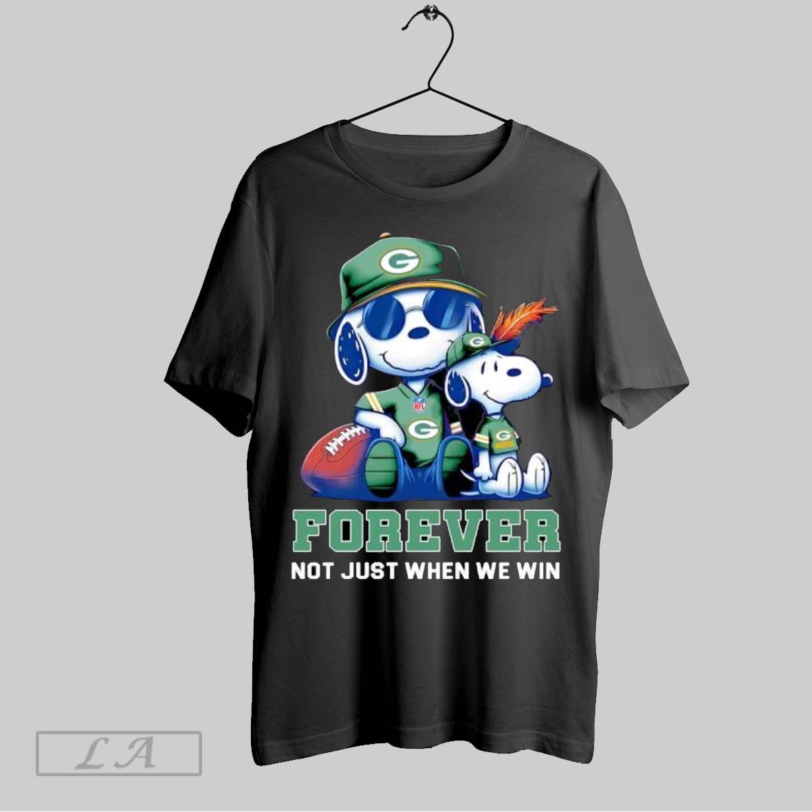 Original Green Bay Packers Peanuts Snoopy Forever Shirt